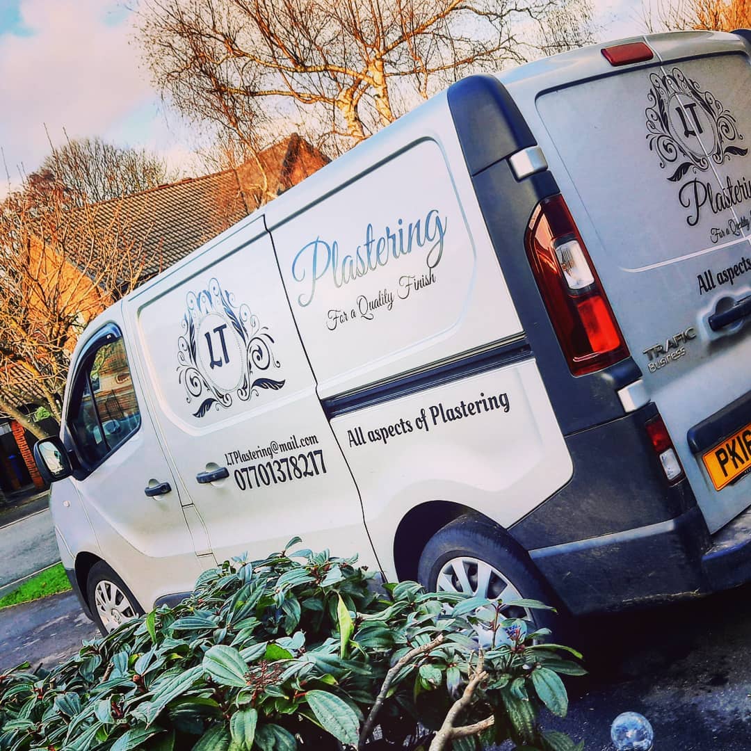 LT Plastering Van - Professional Service